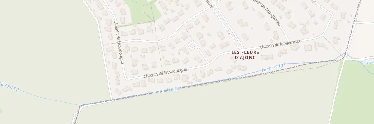 Plan du 5 Che de l’Aoudougue à Cestas
