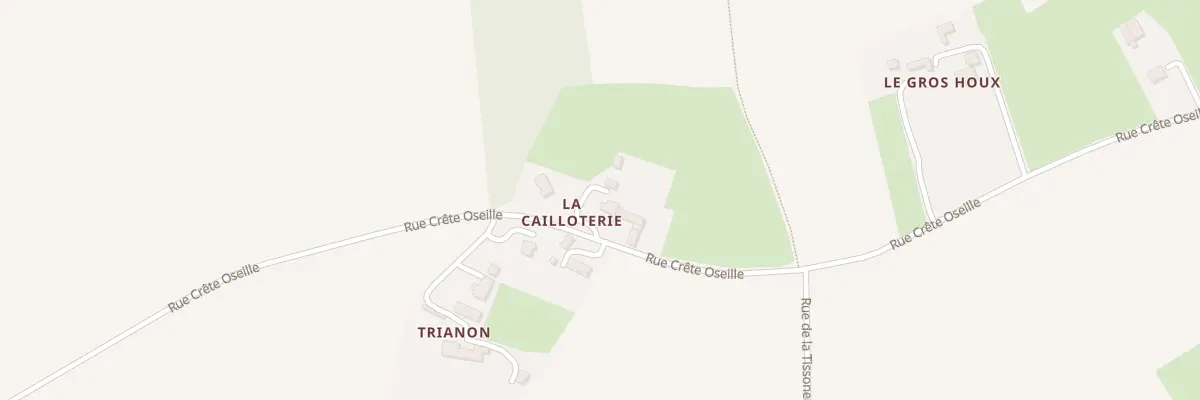 Plan du 6 Rue Crête Oseille à Longvillers
