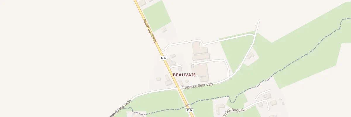Plan du 5077 Beauvais à Longvillers