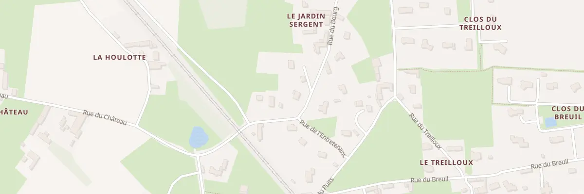 Plan du 38 Rue du Bourg à Nonant