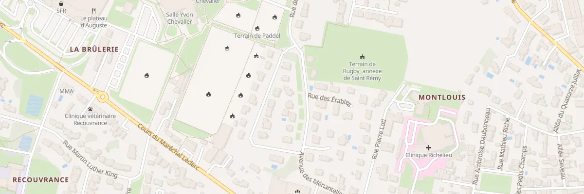 Plan du 19 Av des Ménantelles à Saintes