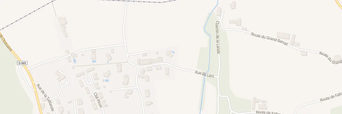 Plan du 418 Lers à Plassac