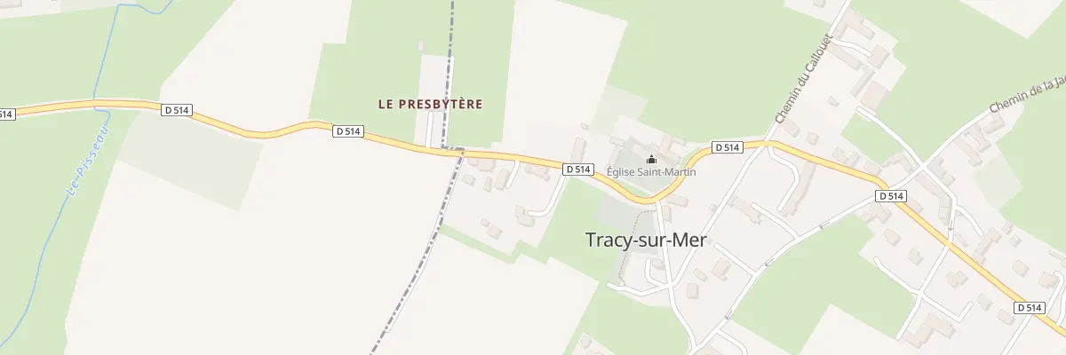 Plan du 15 Rte de Port-en-Bessin à Tracy-sur-Mer