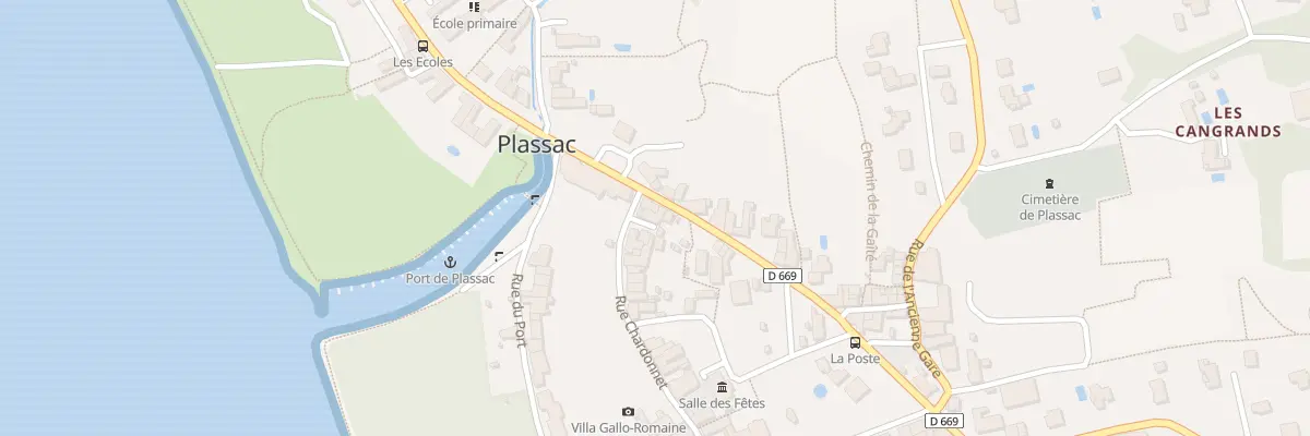 Plan du 2 Ptte Chardonnet à Plassac