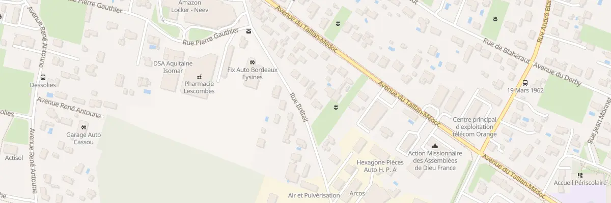 Plan du 19 Rue du Breteil à Eysines