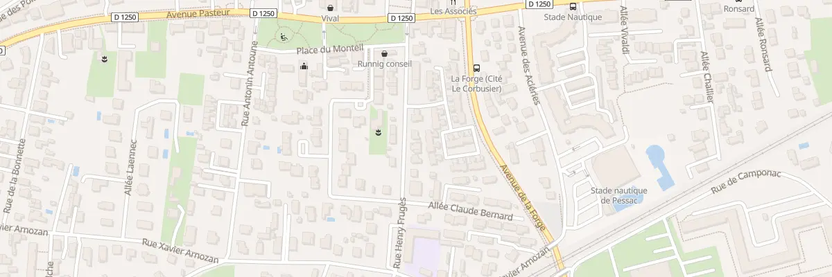 Plan du 5 Rue Henry Frugès à Pessac
