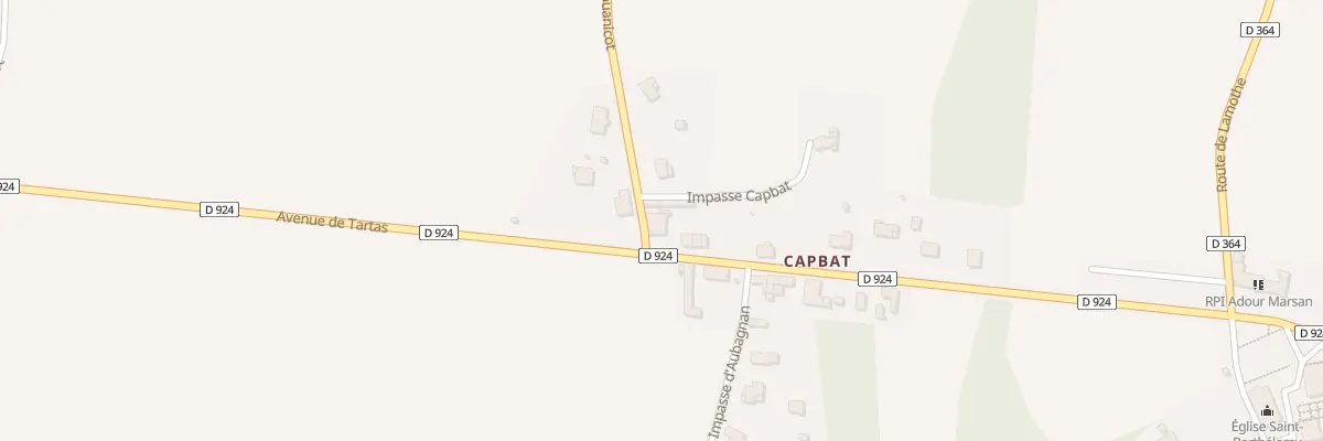 Plan du 454 Av de Tartas à Cauna