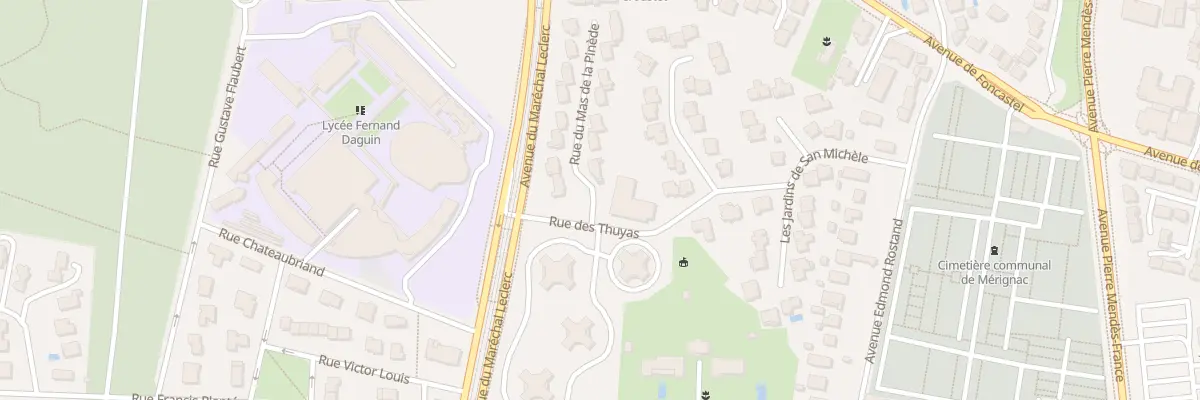 Plan du 7 Rue des Mas de la Pinede à Mérignac