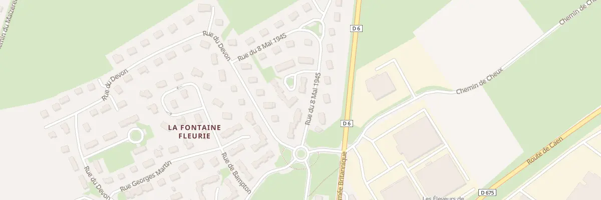 Plan du 32 Sq du Maudray à Villers-Bocage