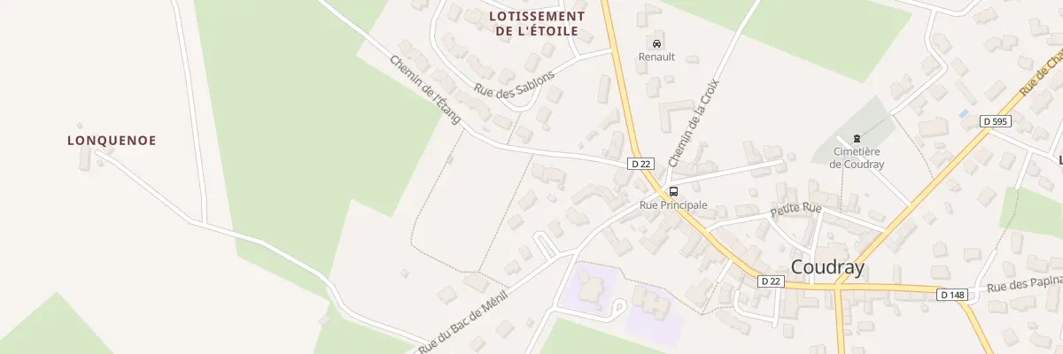 Plan du 5 Chem de l’Etang à Coudray