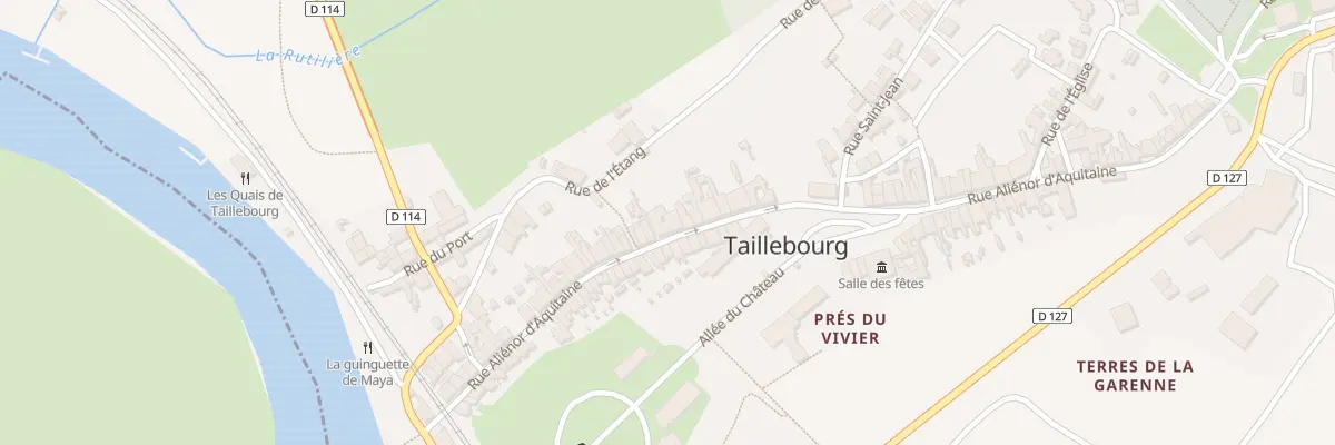 Plan du 51 Rue Alienor d’Aquitaine à Taillebourg