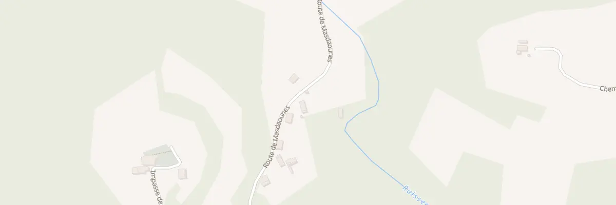 Plan du 601 Rte de Masdaounes à Doazit