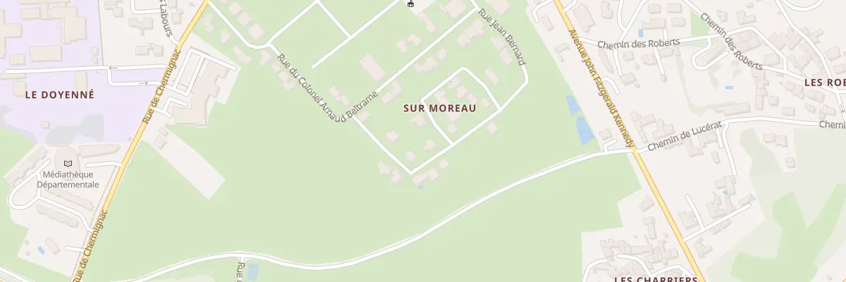 Plan du 14 Rue Florian Morillon à Saintes