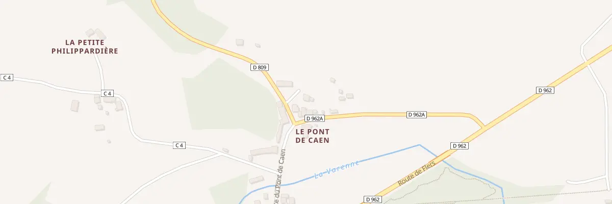 Plan du 36 Rte des Bordeaux à Domfront en Poiraie