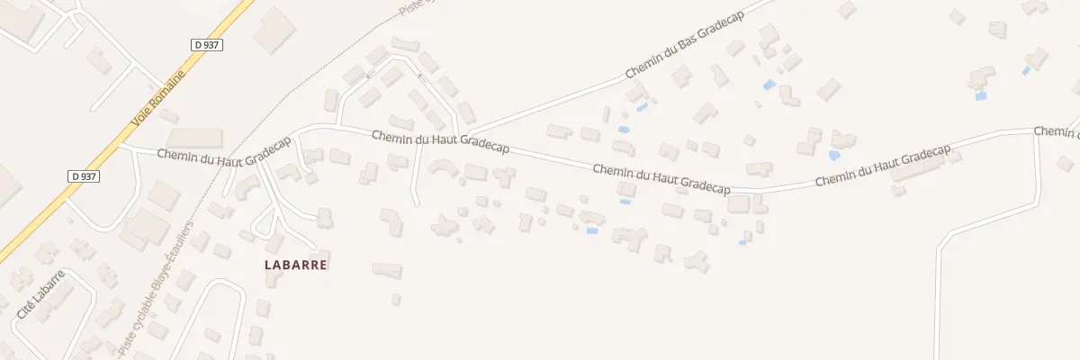 Plan du 4 Che du Haut Gradecap à Saint-Martin-Lacaussade