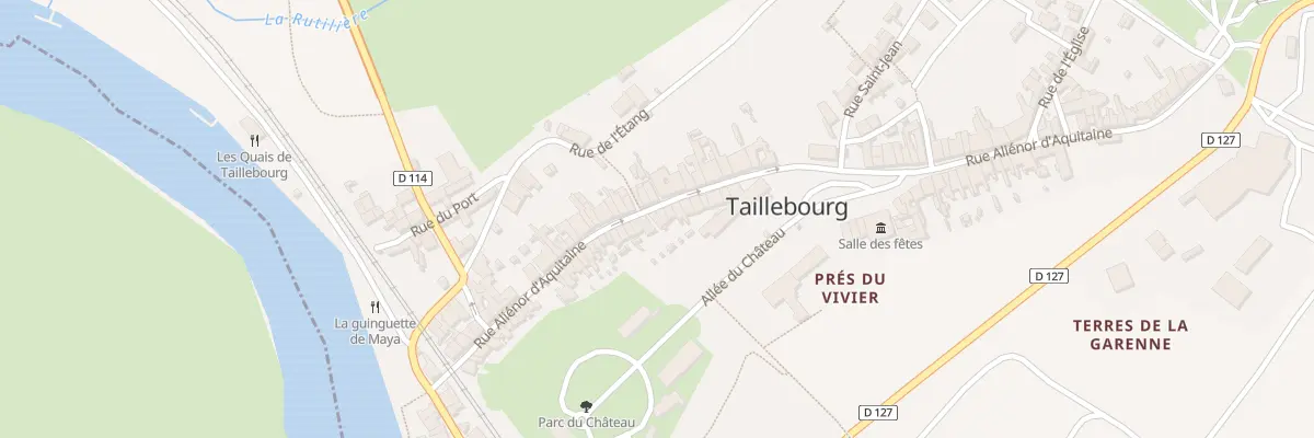 Plan du 50 Rue Alienor d’Aquitaine à Taillebourg