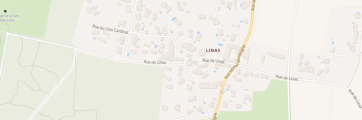 Plan du 101 Rue de Linas à Blanquefort
