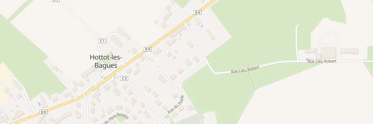 Plan du 9 Rue du Stade à Hottot-les-Bagues
