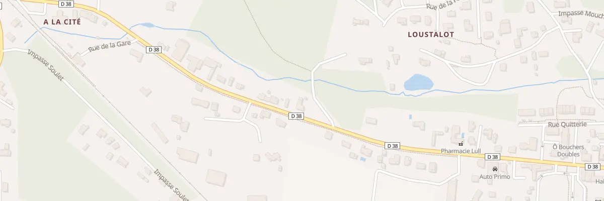 Plan du 579 Rte de Mont de Marsan à Saint-Martin-d’Oney