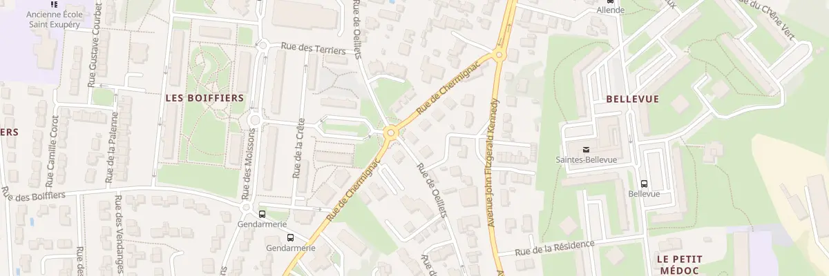 Plan du 31 Rue des Oeillets à Saintes