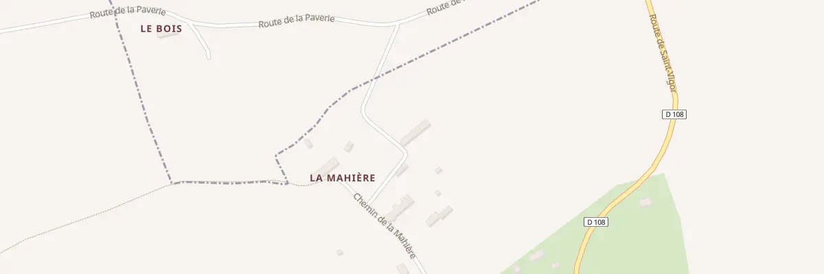 Plan du 8 Che des Mahiere - Vassy à Valdallière