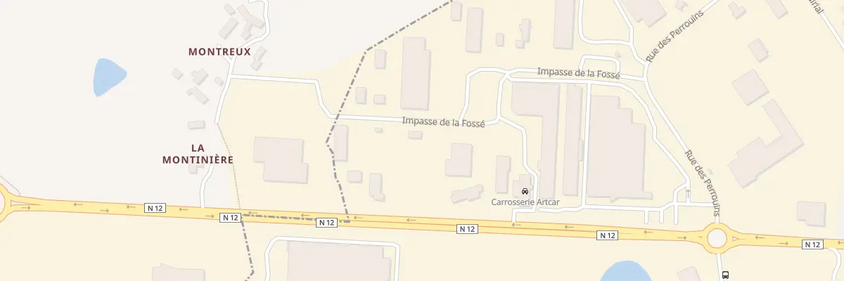 Plan du 257 Imp de la Fosse à Mayenne