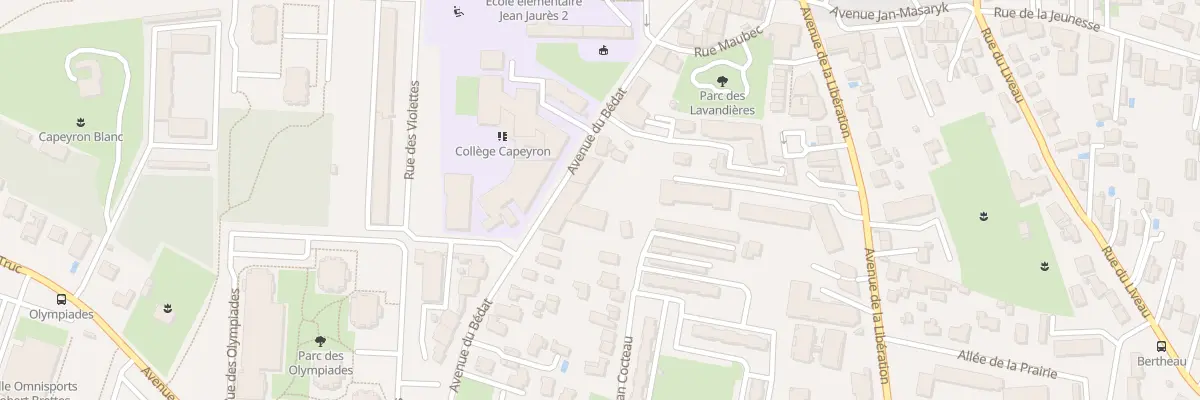 Plan du 39 Av du Bedat à Mérignac