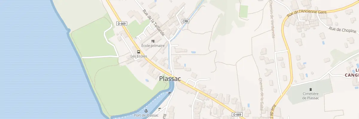 Plan du 6 Rue de la Taillande à Plassac