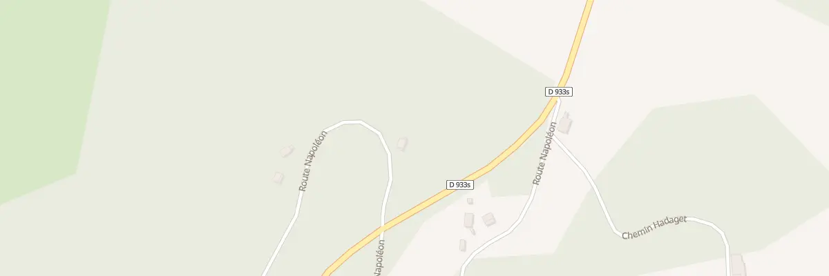 Plan du 763 Rte Napoléon à Castaignos-Souslens