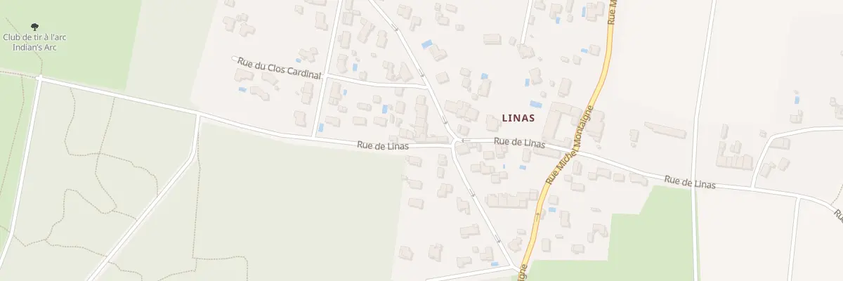 Plan du 105 Rue de Linas à Blanquefort