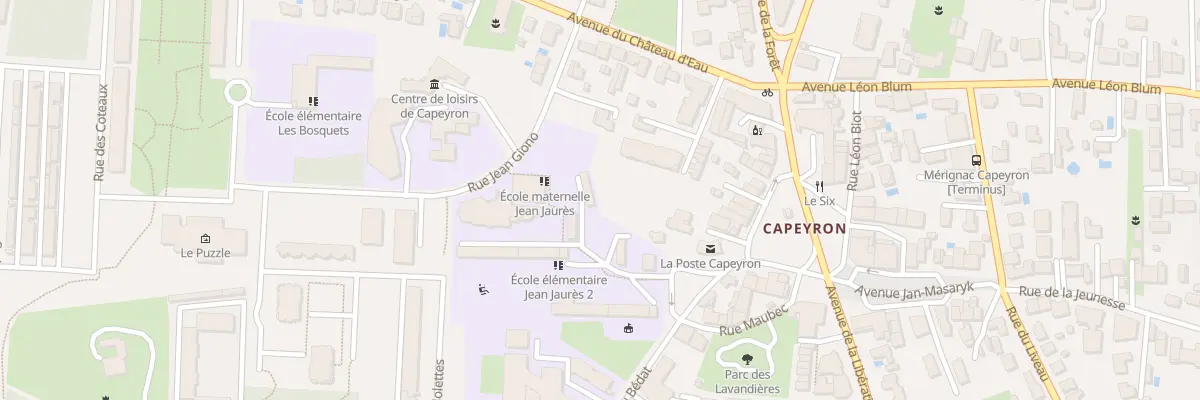Plan du 56 Av du Bedat à Mérignac