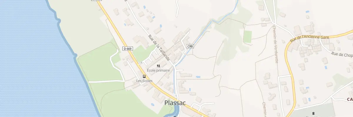 Plan du 3 Rue du Chai à Plassac