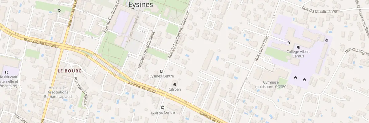 Plan du 1 Imp du Lt Villemeur à Eysines