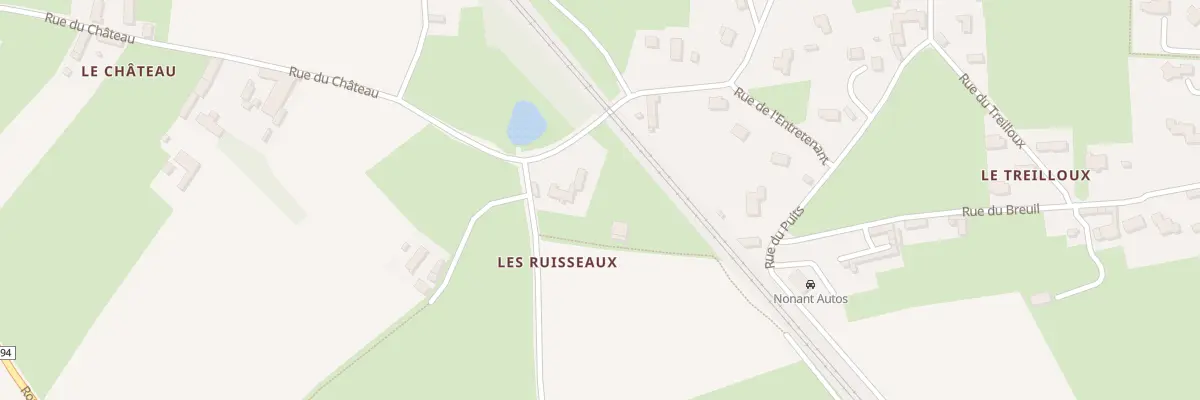 Plan du 1 Rue des Ruisseaux à Nonant