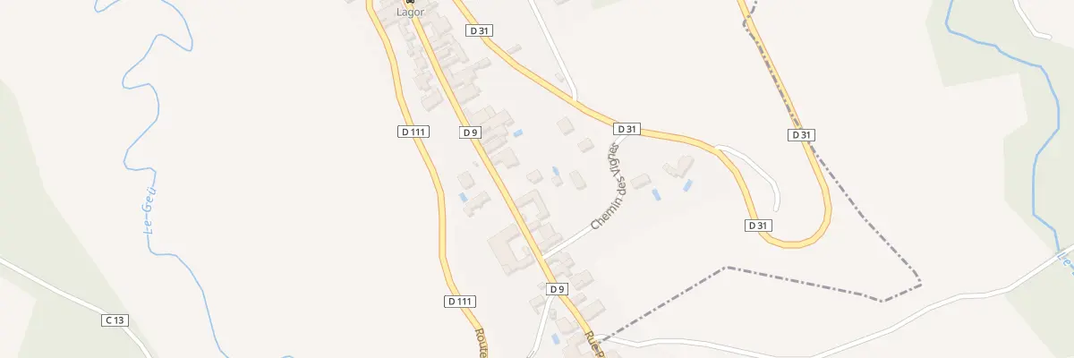 Plan du 28 Rue Principale à Lagor