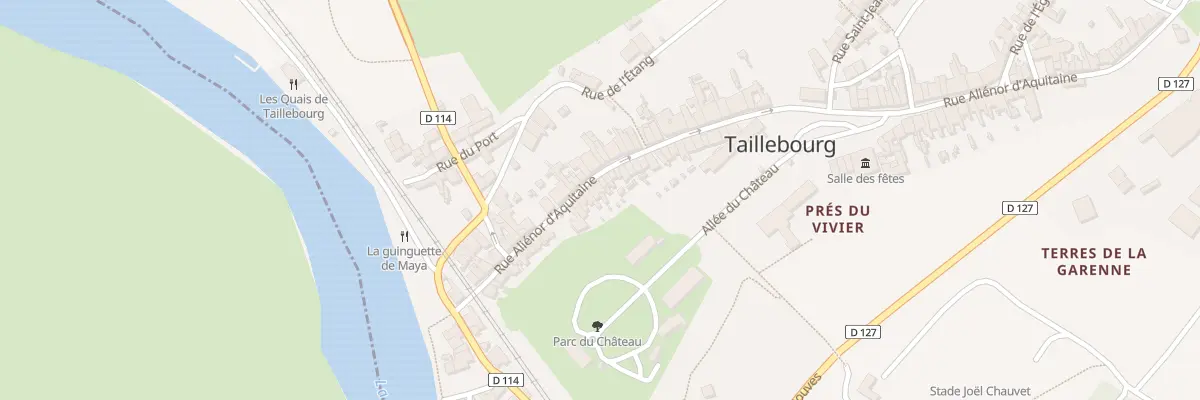 Plan du 28 Rue Alienor d’Aquitaine à Taillebourg