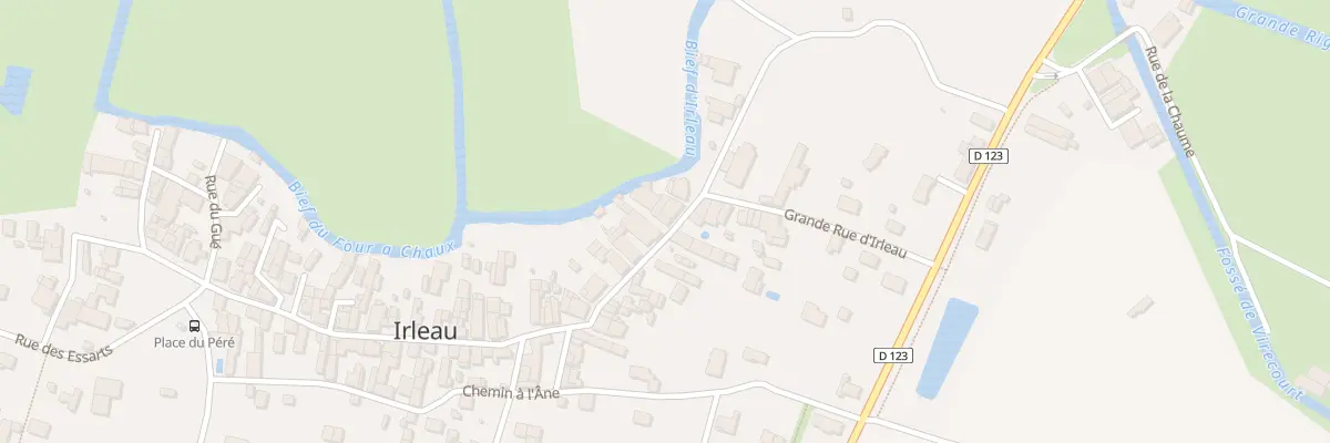 Plan du 77 Gr Grande Rue d’Irleau au Vanneau-Irleau