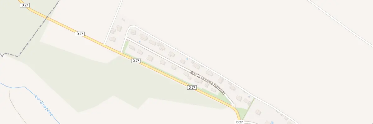 Plan du 11 Rue Honta Barrade à Verdets