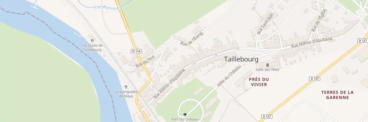 Plan du 33 Rue Alienor d’Aquitaine à Taillebourg