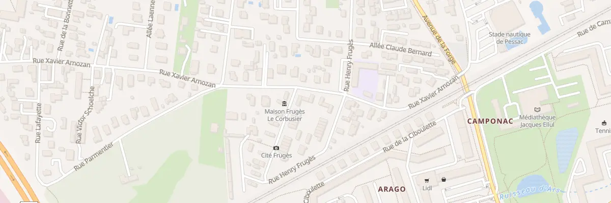 Plan du 27 Rue Xavier Arnozan à Pessac