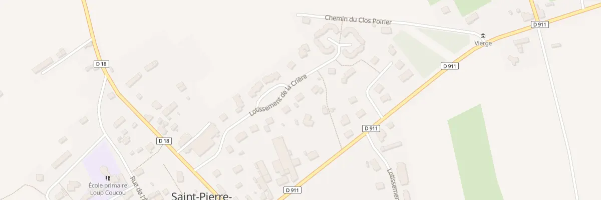 Plan du 13 La Criére à Saint-Pierre-d’Entremont