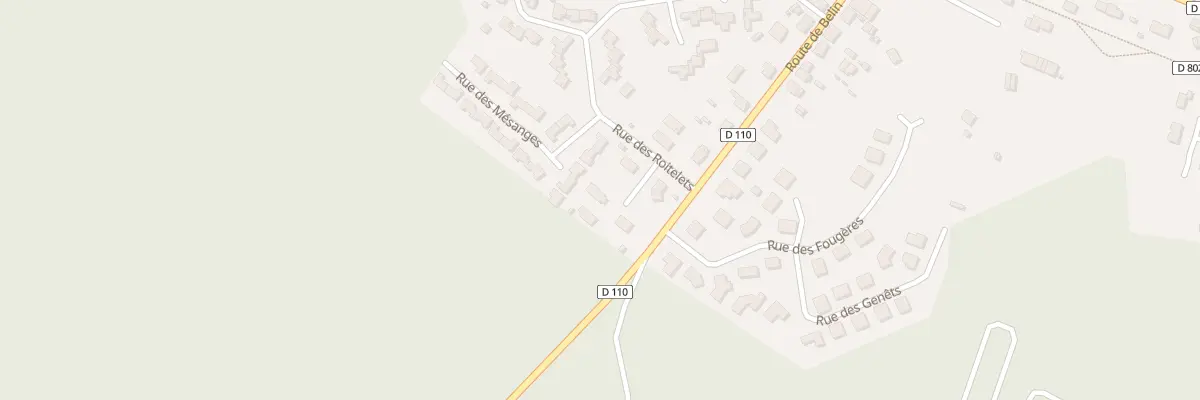 Plan du 4 Rue des Bouvreuils à Hostens