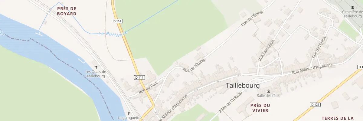 Plan du 5 Rue de l’Etang à Taillebourg