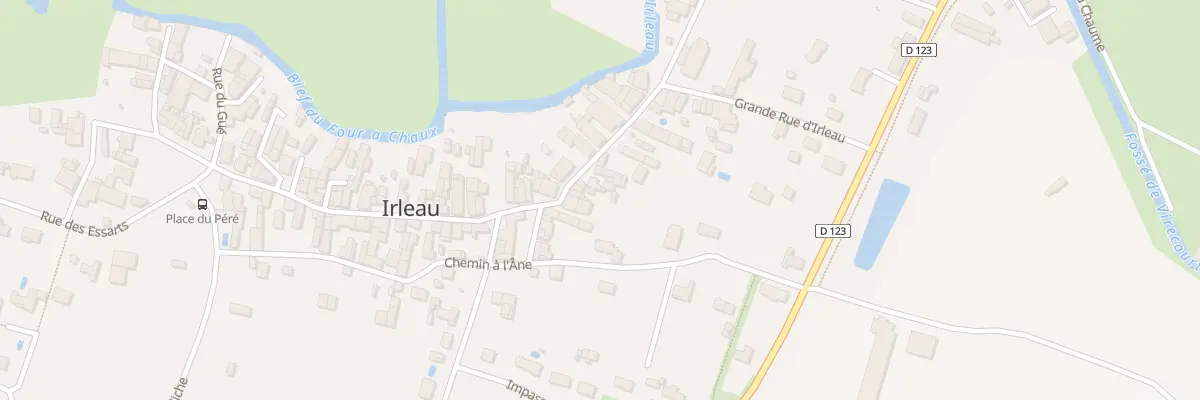 Plan du 44 Gr Grande Rue d’Irleau au Vanneau-Irleau