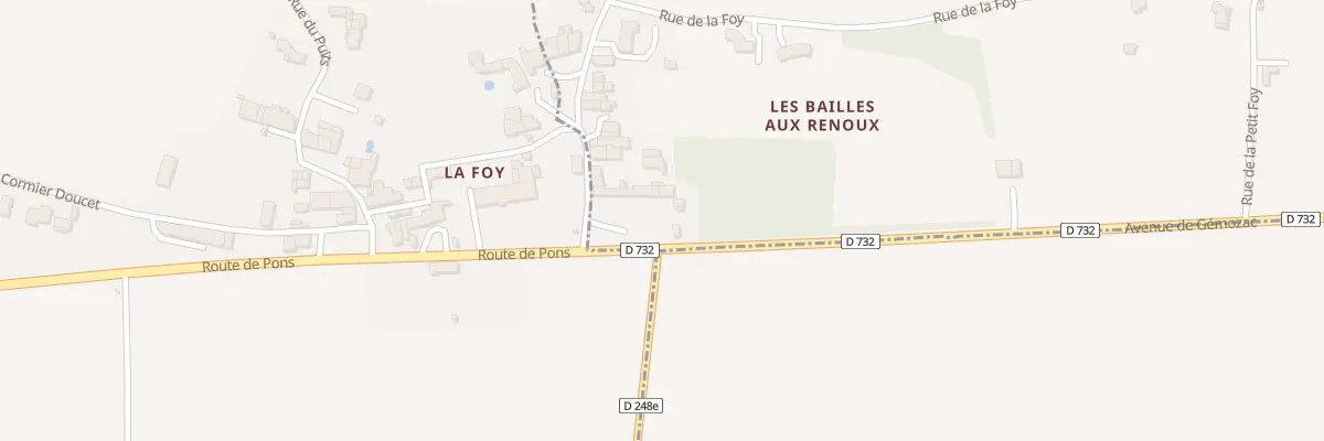 Plan du 418 Av de Gemozac à Jazennes