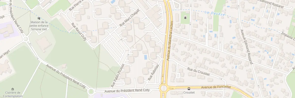Plan du 5 Rue Rabelais à Mérignac