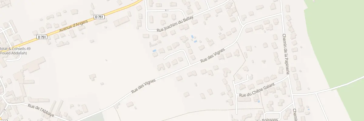 Plan du 1 Rue des Sarments à Rochefort-sur-Loire