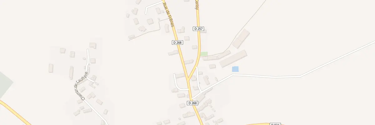 Plan du 2 Rue de Frênes à Landisacq