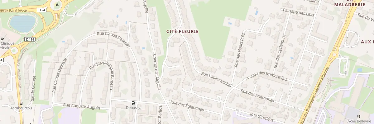 Plan du 17 Rue Louise Michel à Saintes