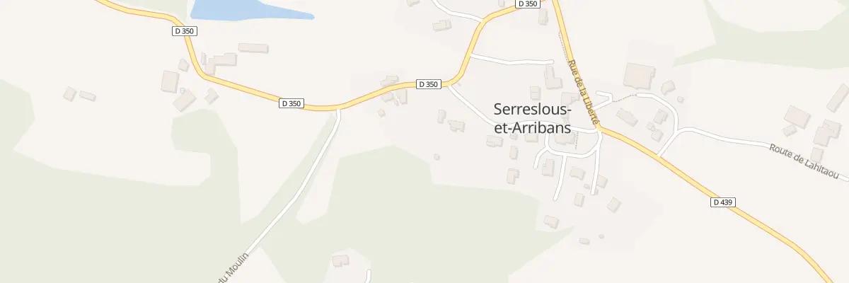 Plan du 219 Rte de Saint Cricq Chalosse à Serreslous-et-Arribans